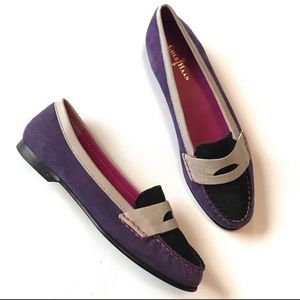 Cole Haan Nike Air Suede Loafer Purple Black 7.5